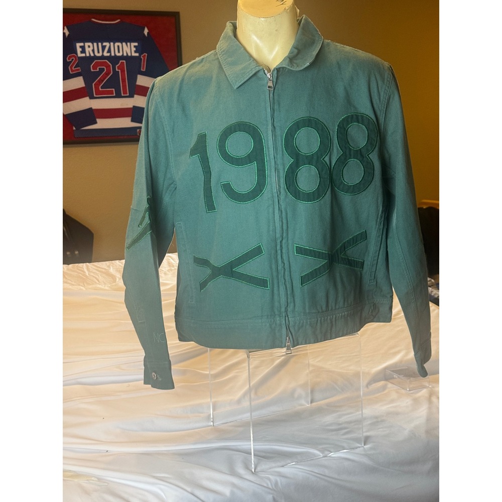 Jordan x Nina Chanel Abney Dunk Champ Jacket Green FZ7528-398 NWT L